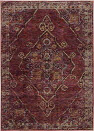 Oriental Weavers Andorra 7135E Red and  Gold
