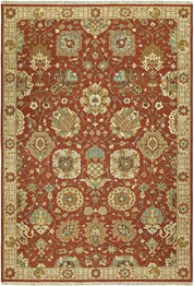 Oriental Weavers Angora 12303 Rust and  Ivory