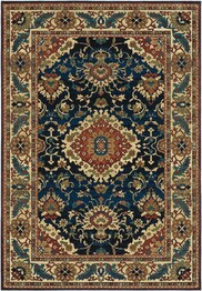 Oriental Weavers Ankara 1803B Blue and  Red