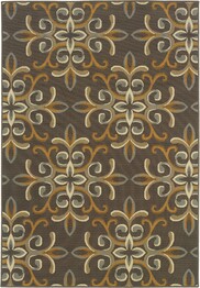Oriental Weavers Bali 8990H Grey and  Gold