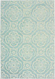 Oriental Weavers Barbados 539L4 Blue and  Ivory