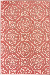 Oriental Weavers Barbados 539O4 Pink and  Ivory