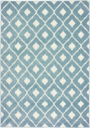 Oriental Weavers Barbados 5502B Blue and  Ivory