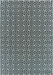Oriental Weavers Bowen 1333B Navy and  Ivory