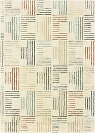 Oriental Weavers Carson 9663A Ivory and  Multi