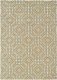 Oriental Weavers Carson 9669D Sand and  Ivory