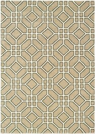 Oriental Weavers Carson 9669D Sand and  Ivory