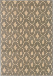 Oriental Weavers Casablanca 4453A Blue and  Ivory