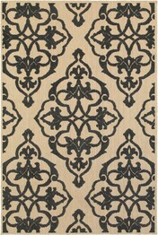 Oriental Weavers Cayman 001B9 Sand and  Charcoal