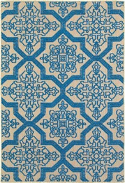 Oriental Weavers Cayman 2541M Sand and  Blue