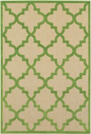 Oriental Weavers Cayman 660F9 Sand and  Green