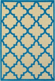 Oriental Weavers Cayman 660L9 Sand and  Blue