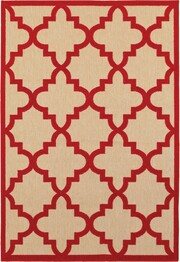 Oriental Weavers Cayman 660R9 Sand and  Red
