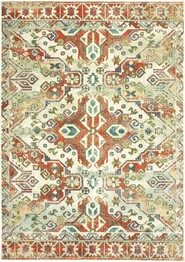 Oriental Weavers Dawson 8533A Rust and  Ivory