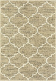 Oriental Weavers Evandale 9853A Tan and  Ivory