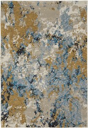 Oriental Weavers Evolution 0980A Blue and  Gold