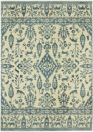 Oriental Weavers Francesca FR08H Ivory and Blue