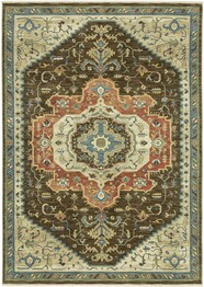 Oriental Weavers Francesca FR09M Brown and Orange