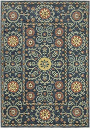 Oriental Weavers Francesca FR11B Blue and  Rust