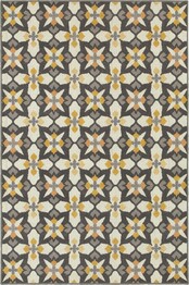 Oriental Weavers Hampton 8021L Grey and  Gold