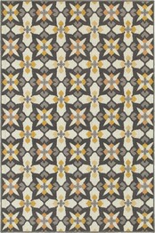 Oriental Weavers Hampton 8021L Grey and  Gold