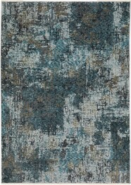 Oriental Weavers Hayden HAY03 Blue and  Grey