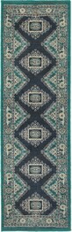 Oriental Weavers Highlands 6658A Blue and  Ivory