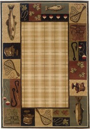Oriental Weavers Hudson 1065B Beige and  Black