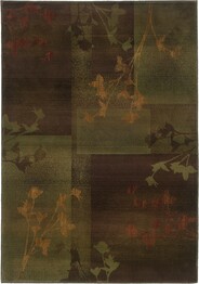 Oriental Weavers Kharma Ii 1048D Purple and  Green