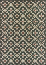 Oriental Weavers Latitude 1904K Grey and  Orange