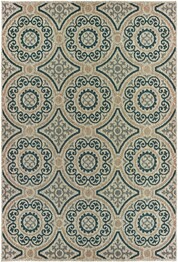 Oriental Weavers Latitude 609X3 Grey and  Teal