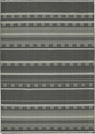 Oriental Weavers Luna 1802K Black and  Ivory