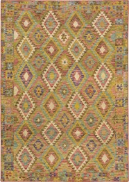 Oriental Weavers Malibu MAL07 Gold and  Multi