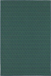 Oriental Weavers Meridian 1634Q Navy and  Green