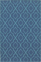 Oriental Weavers Meridian 7541B Navy and  Blue