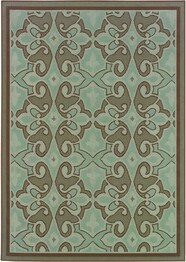 Oriental Weavers Montego 2335L Blue and  Brown