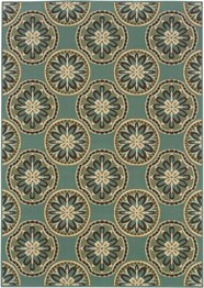 Oriental Weavers Montego 8323L Blue and  Ivory
