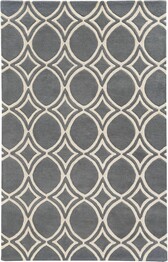 Oriental Weavers Optic 41107 Charcoal and  Ivory