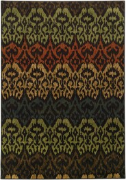 Oriental Weavers Parker 5341F Black and  Multi