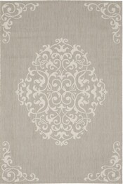 Oriental Weavers Portofino 6649W Taupe and  Ivory