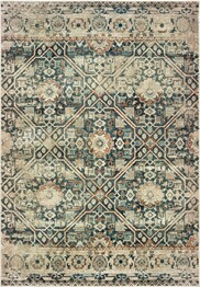 Oriental Weavers Raleigh 4925L Blue and  Ivory