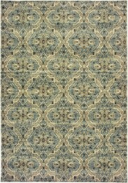 Oriental Weavers Raleigh 4927L Ivory and  Blue