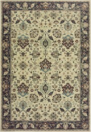 Oriental Weavers Raleigh 8026E Ivory and  Navy