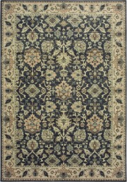 Oriental Weavers Raleigh 8026P Navy and  Ivory