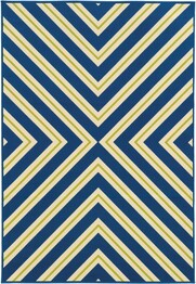 Oriental Weavers Riviera 4589L Blue and  Ivory