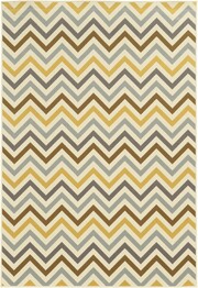 Oriental Weavers Riviera 4593A Grey and  Gold