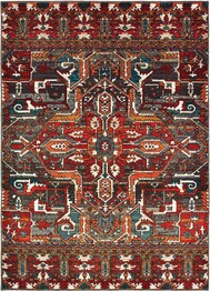 Oriental Weavers Sedona 9575A Red and  Orange