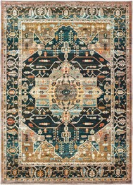 Oriental Weavers Sedona 9592B Blue and  Gold