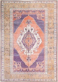 Oriental Weavers Sofia 85822 Purple and  Orange