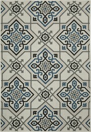 Oriental Weavers Torrey 004Y1 Light Grey and  Blue